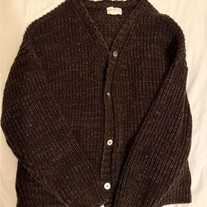 Indigo Luna Helga cardigan in Coffee L-XL